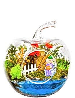 Bir Ömür Yapay Teraryum Terarium çiçek gönder